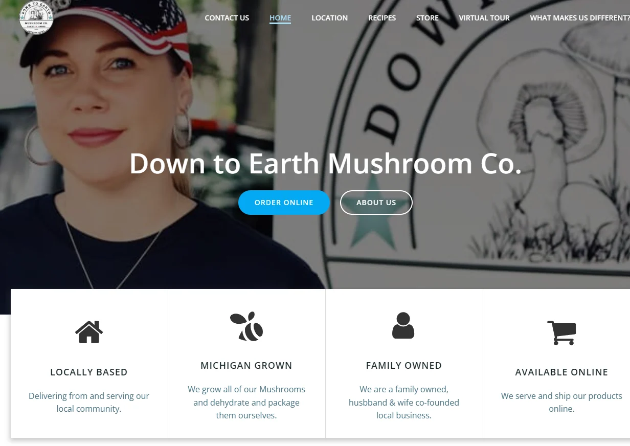 Down to Earth Mushroom Co. project