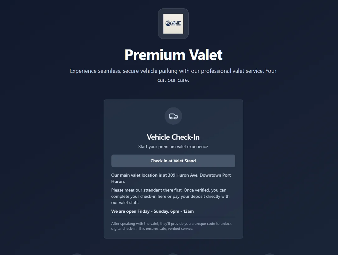 Valet Port Huron