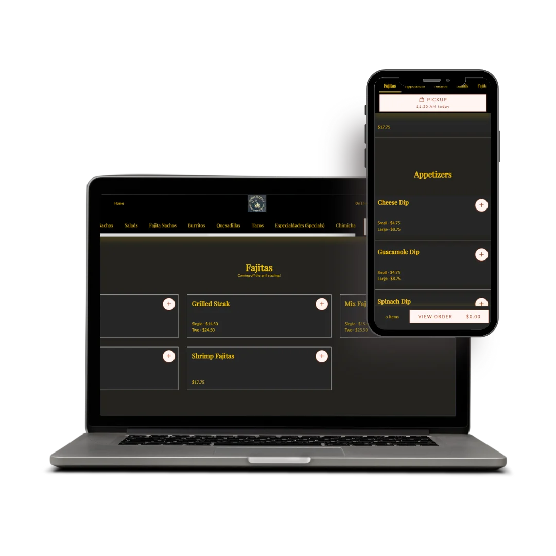 Online Ordering system for Senor Tequila project image